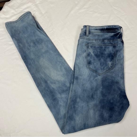 Blue connection, ladies acid washed  jeans size 15/16 - Picture 3 of 6